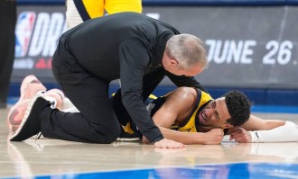 哈利伯顿遭遇右跟腱撕裂 总决赛期间带伤作战